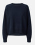 Rabens Saloner dalani pure wool boxy sweater navy